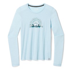 Damska Koszulka Smartwool Merino Never Summer Mountains Graphic LS Tee