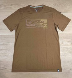 Męska Koszulka Smartwool Merino Top Scape Graphic SS Tee Slim