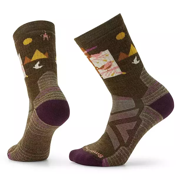 Damskie Skarpety SmartWool Hike Full Cushion Alpine Perch Crew Socks