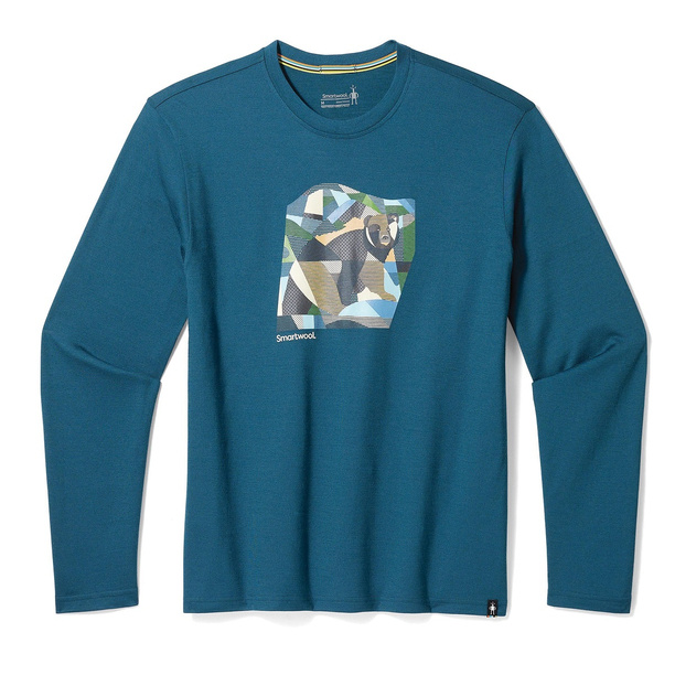 Męska Koszulka Smartwool Merino Bear Country Graphic LS Tee