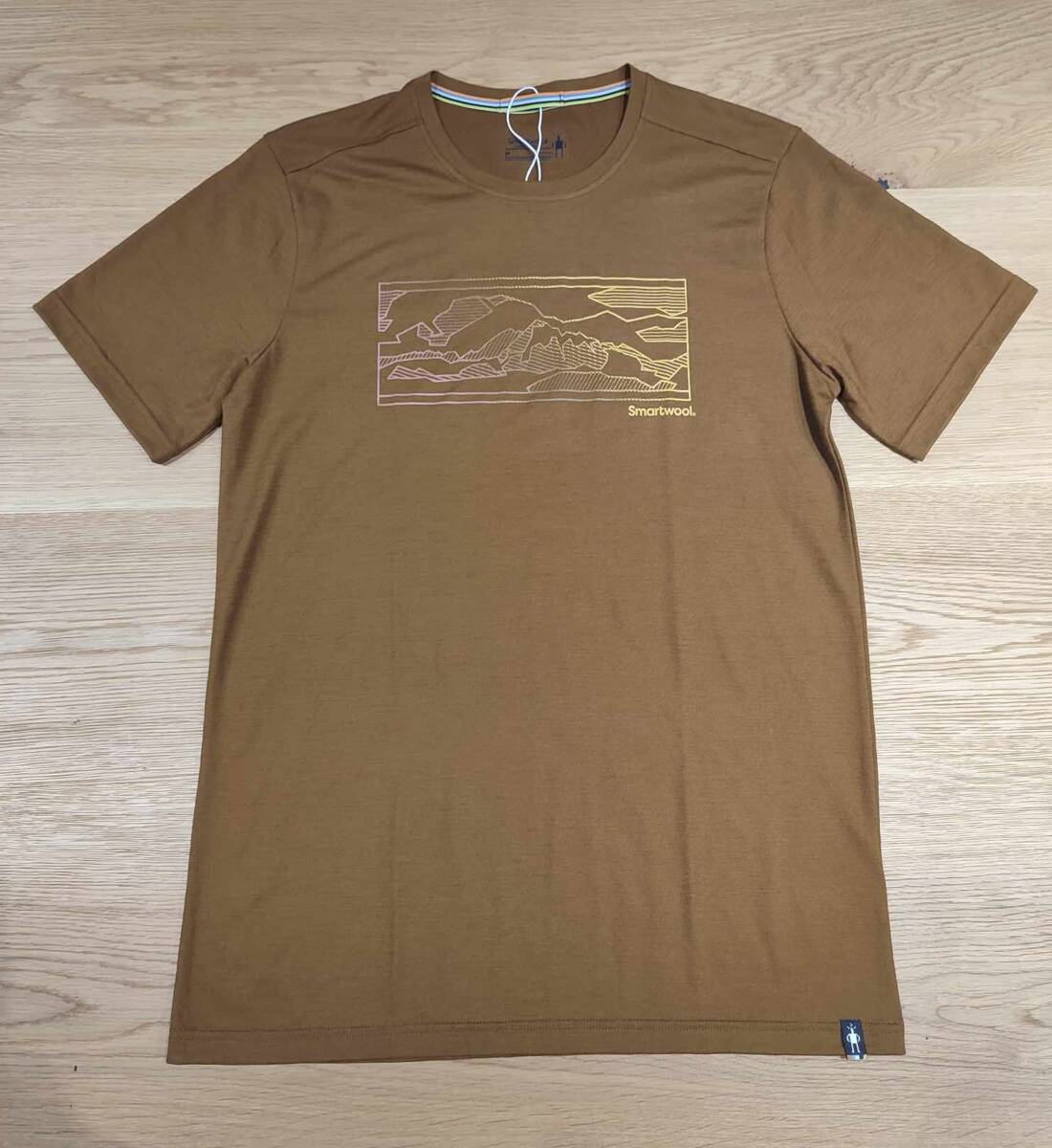 Męska Koszulka Smartwool Merino Top Scape Graphic SS Tee Slim