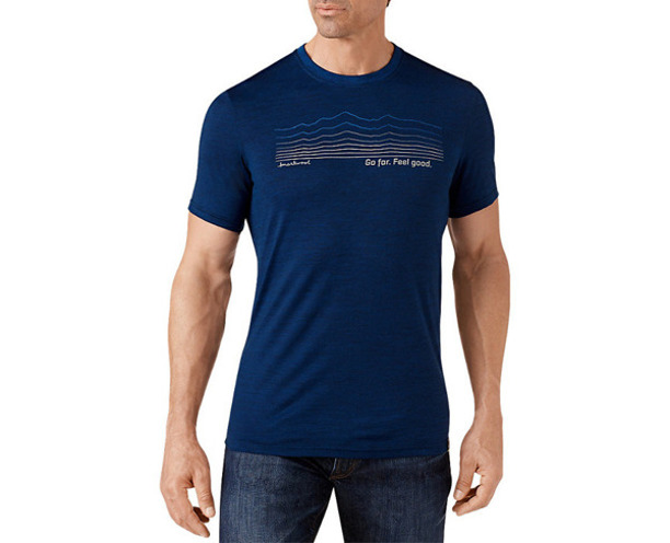 T-shirt Smartwool Short Sleeve Striped Logo